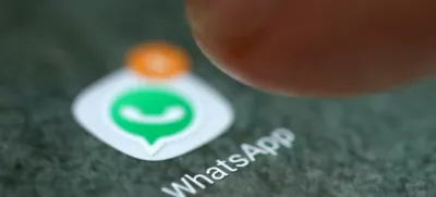 FILE PHOTO: The WhatsApp app logo is seen on a smartphone in this picture illustration taken September 15, 2017. REUTERS/Dado Ruvic/Illustration/File Photo