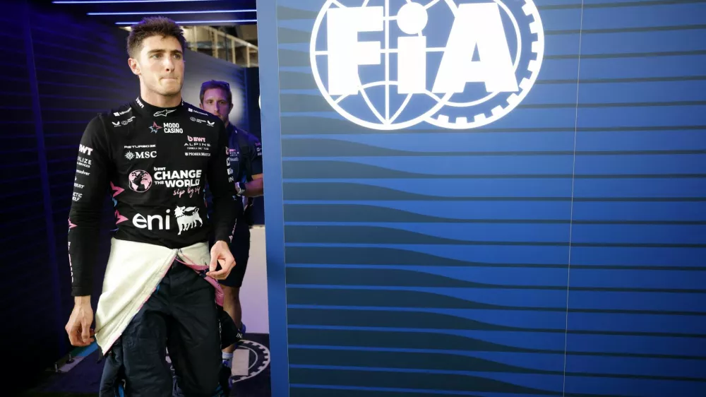 Formula One F1 - Miami Grand Prix - Miami International Autodrome, Miami, Florida, United States - May 3, 2025 Alpine's Jack Doohan reacts after qualifying REUTERS/Brian Snyder