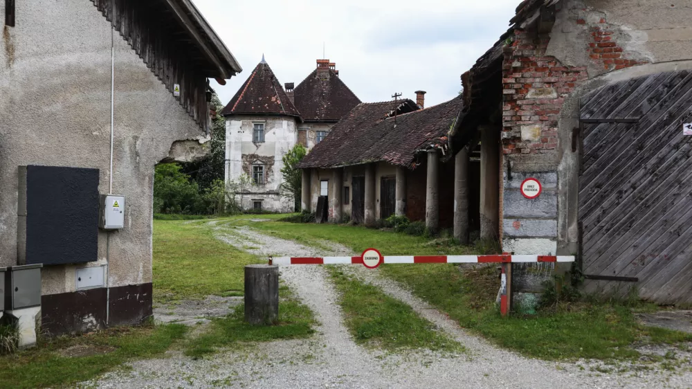 Trenutno so stro&scaron;ki obnove dotrajanega gradu Bokalce ocenjeni na &scaron;tiri milijone evrov. Foto: Bojan Velikonja