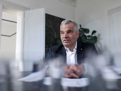 - 11.03.2025 - župan Maribora, Sa&scaron;a Arsenovič//FOTO: Jaka GasarOPOMBA: ZA OBJEKTIV - INTERVJU