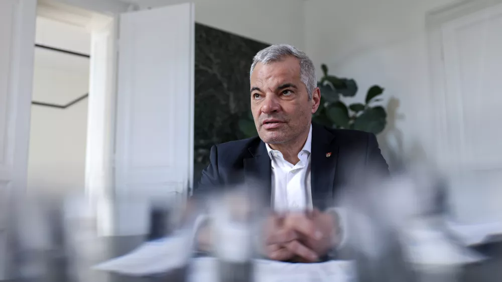 - 11.03.2025 - župan Maribora, Sa&scaron;a Arsenovič//FOTO: Jaka GasarOPOMBA: ZA OBJEKTIV - INTERVJU