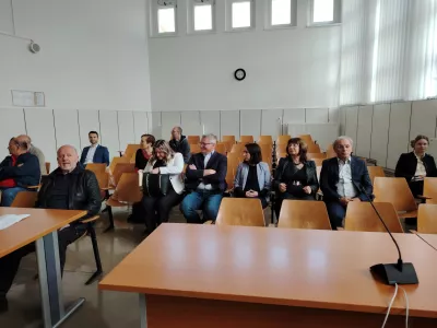 sojenje grožnje politikom Ale&scaron; Hojs Matej Tonin