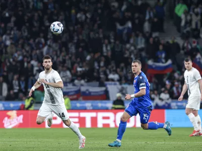 Adrian Zeljković- 23.03.2025 - nogomet - UEFA - Slovenija: Slova&scaron;ka //FOTO: Jaka Gasar