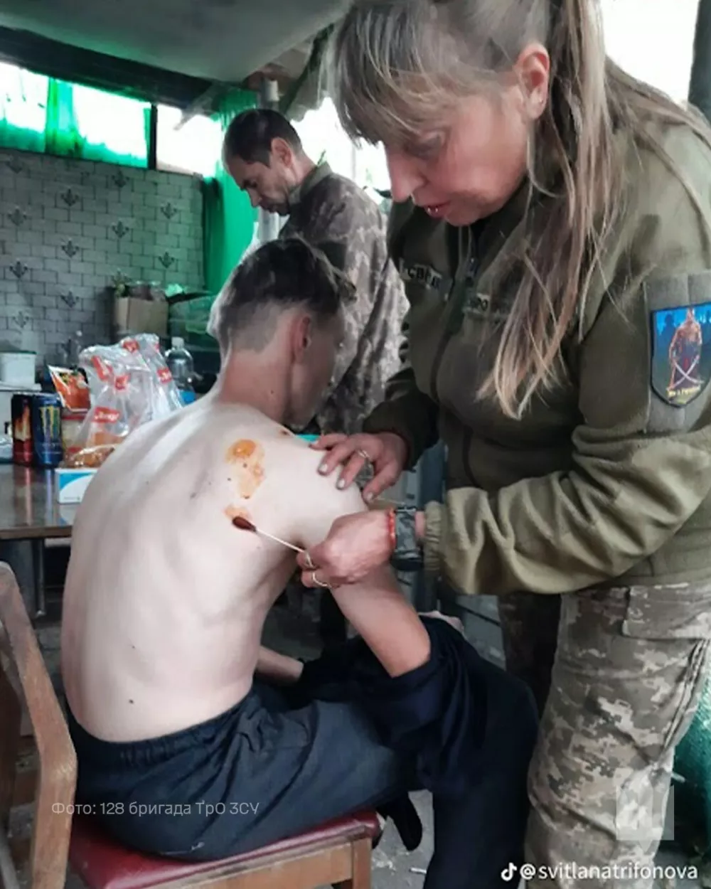 Svitlana je pred vojno delala kot vi&scaron;ja medicinska sestra v bolni&scaron;nici. Foto: General&scaron;tab ukrajinske vojske