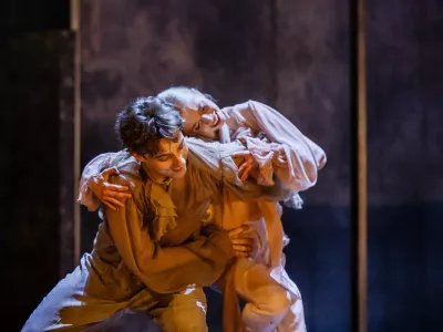 Prizor iz ljubljanske produkcije Manon Lescaut. Foto: Darja &Scaron;travs Tisu