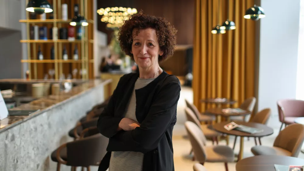 - 25.05.2025. - Maja Haderlap, dvojezična avstrijsko koro&scaron;ka slovenska pesnica in pisateljica ter univerzitetna predavateljica./FOTO: Bojan Velikonja