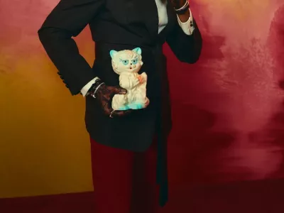 Na rdeči preprogi jo je prvič pokazal Colman Domingo, zvezdnik serije Evforija. F IG/Coman Domingo