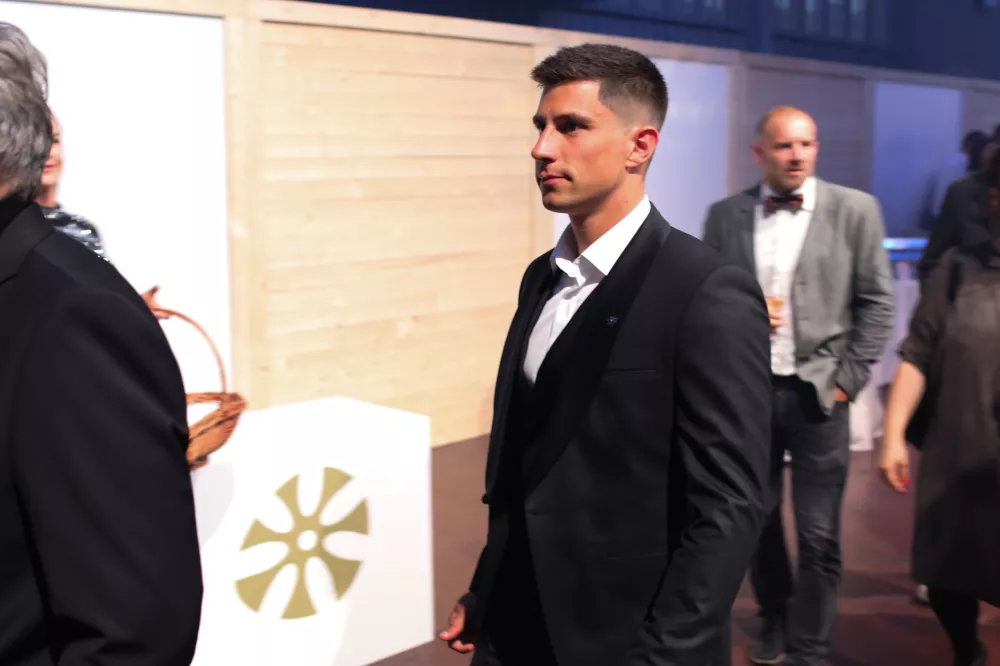 - Žan Kranjec,- 15.05.2025. - Večer &Scaron;ampionov Smučarske Zveze Slovenije.//FOTO: Bojan Velikonja