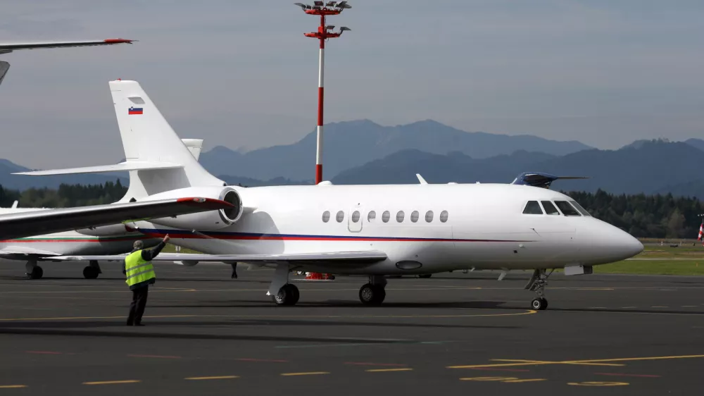 Slovenija je kupila ​falcona že leta 2001 za takratnih 33 milijonov dolarjev. Foto: Luka Cjuha