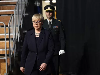 Nata&scaron;a Pirc Musar25.4.2025 Proslava - Dan boja proti okupatorju - TržičFOTO: Nik Erik Neubauer