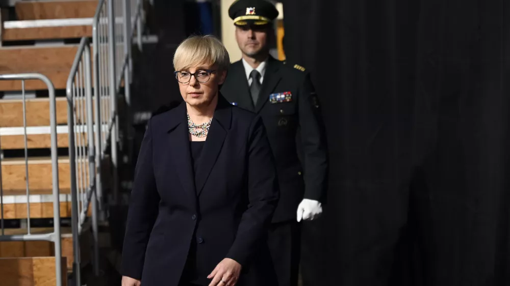 Nata&scaron;a Pirc Musar25.4.2025 Proslava - Dan boja proti okupatorju - TržičFOTO: Nik Erik Neubauer