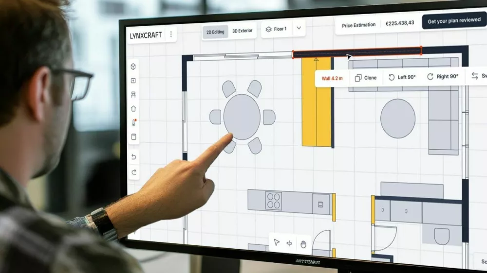 Platforma Lynx temelji na tehnologiji algoritemske gradnje z ideologijo končnega &scaron;tevila standardiziranih predfabriciranih gradnikov. 