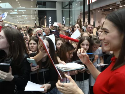 22.05.2025 - Aleja - Skrito v raju druženje z igralci serije Foto: Luka Cjuha 