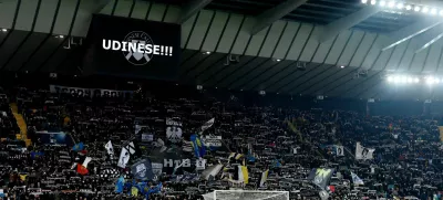 Soccer Football - Serie A - Udinese v Napoli - Bluenergy Stadium, Udine, Italy - December 14, 2024 General view Udinese fans in the stands before the match REUTERS/Jennifer Lorenzini