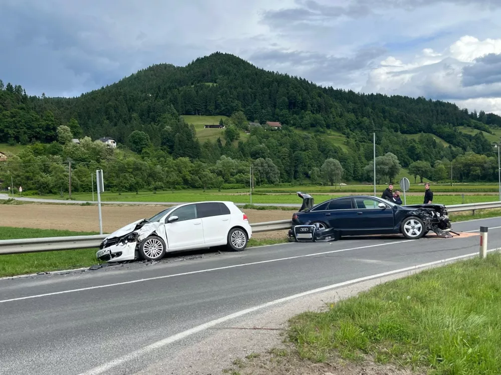 Prometna nesreča &Scaron;entjanž pri Dravogradu