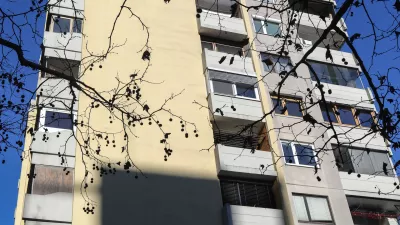 - Hudovernikova ulica 2 - stanovanjski blok &ndash; stolpnica - 04.12.2018 - Potresna ogroženost nearmiranih stolpnic v Ljubljani - //FOTO: Jaka Gasar