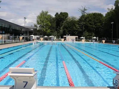 - 17.05.2022 - Kopali&scaron;če Kolezija v Ljubljani, bazen &ndash; kopanje, Gunduličeva ulica 7 //FOTO: Bojan Velikonja