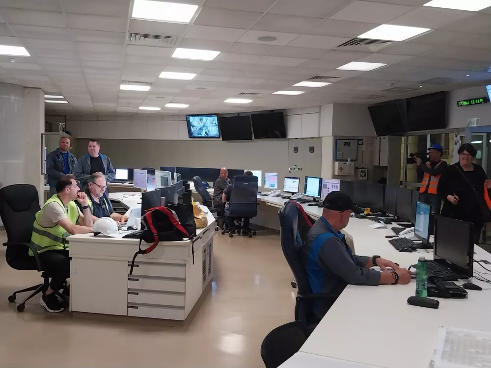 Energetike Ljubljana - plinsko-parna enota PPE - TETOL - kontrolna soba