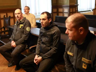 12.03.2025 - sodi&scaron;če, obtoženi Anže JavornikFoto: Tomaž Skale