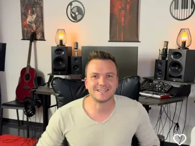 Luka Basi je podprl duo Maraaya. Foto: Zajem zaslona