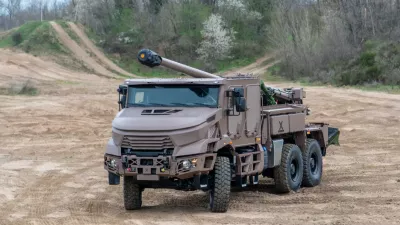 Nova različica samovozne havbice caesar 6x6 mkII po besedah proizvajalca vključuje izbolj&scaron;ave na podlagi izku&scaron;enj iz vojne v Ukrajini. Foto: KNDS Group