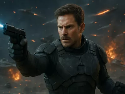 Akcijski junak, ki ga je ustvarila umetna inteligenca.