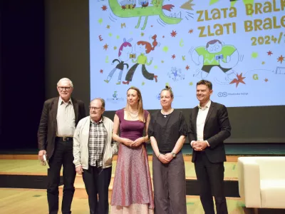 03.06.2025 - sklepna prireditev Dru&scaron;tva Bralna značka Slovenije - ZPMS Zlata bralka, zlati bralec, na kateri počastijo zlate bralke in bralce, ki zaključujejo osnovno&scaron;olsko pot; Cankarjev dom, Gallusova dvorana,  Foto: Voranc Kramberger