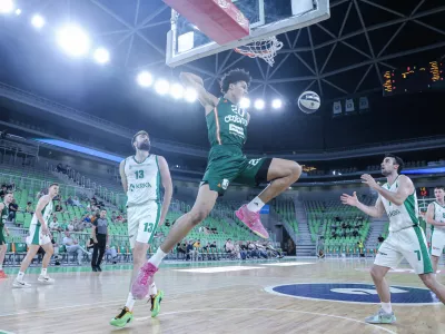 - 05.06.2025 - ko&scaron;arka - 1. Tekma finala državnega prvenstva med Olimpija: Krka//FOTO: Jaka Gasar