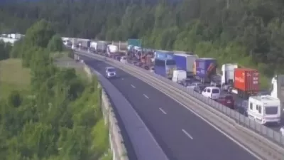 Gneča na primorski avtocesti