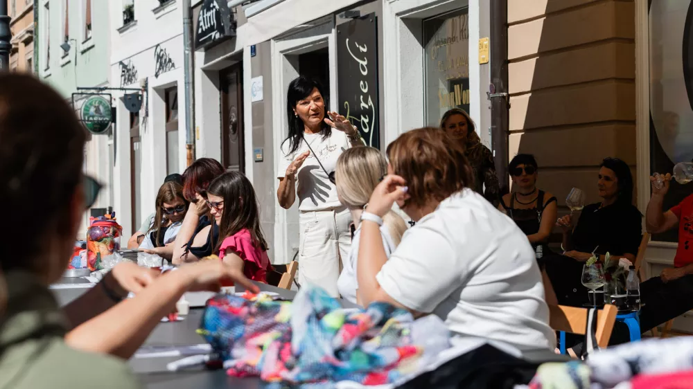 Dnevi dizajna so z delavnicami in okroglimi mizami popestrili dogajanje v mestnem jedru Celja. Foto Zavod Celeia
