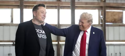 FILE - Tesla and SpaceX CEO Elon Musk, left, and Republican presidential nominee former President Donald Trump attend a campaign event at the Butler Farm Show, Oct. 5, 2024, in Butler, Pa. (AP Photo/Alex Brandon, File) / Foto: Alex Brandon
