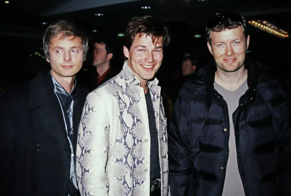 Pal Waaktaar-Savoy, Morten Harket in&nbsp;Magne Furuholmen leta 2000 v&nbsp;Hamburgu. / Foto: United Archives,&nbsp;Valdmanis via Profimedia