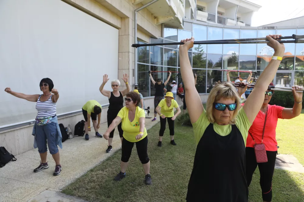 07.06.2025 - Dan nordijske hoje in druženje z Nedeljskim v Termah Čatež- nordijska hoja - Terme ČatežFoto: Luka Cjuha