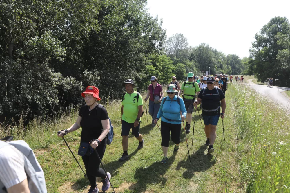 07.06.2025 -&nbsp; Dan nordijske hoje in druženje z Nedeljskim v Termah Čatež- nordijska hoja - Terme ČatežFoto: Luka Cjuha
