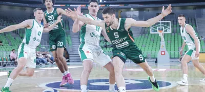 Aleksej Nikolić- 05.06.2025 - košarka - 1. Tekma finala državnega prvenstva med Olimpija: Krka//FOTO: Jaka Gasar