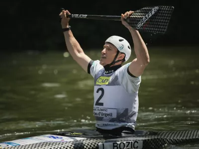 Luka Božič, zmaga v Seu d'Urgellu