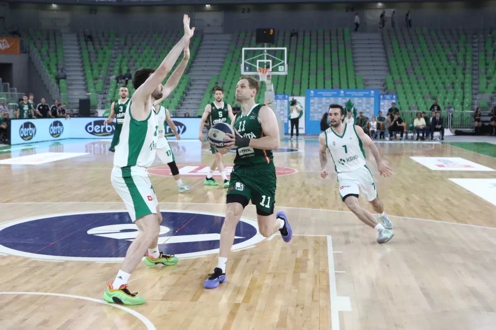 09.06.2025 Ko&scaron;arka Cedevita Olimpija - Krka finaleFoto: Luka Cjuha