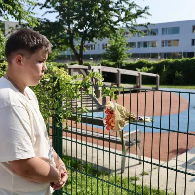 Gradec, streljanje na gimnazijiFoto: Špela Ferlin