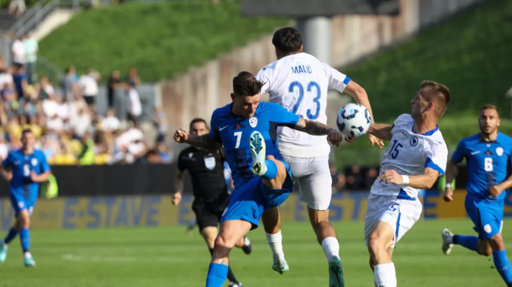 10.6.2025 nogomet Slovenija Bih BosnaFoto: Luka Cjuha