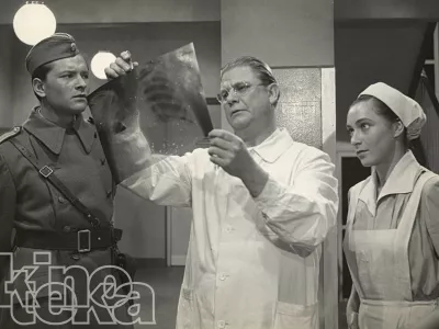 Andrej Kurent, Stane Sever, Julka StaričTrenutki odločitve Režija: Franti&scaron;ek Čap / Foto: Fotograf: Lado Sazonov