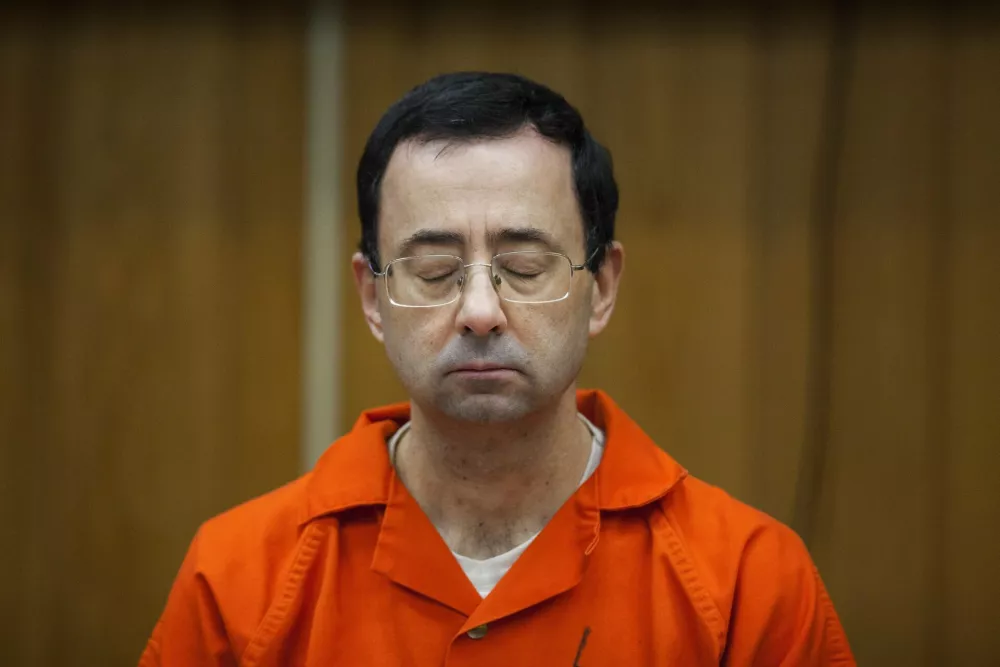 Larry Nassar leta 2018 na sodi&scaron;ču / Foto: AP