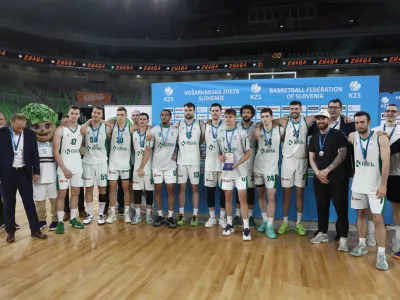 09.06.2025 Ko&scaron;arka Cedevita Olimpija - Krka finaleFoto: Luka Cjuha