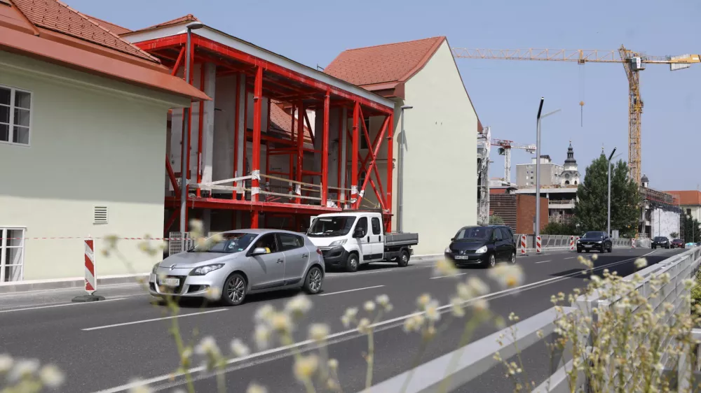 11.06.2025 - Palača Cukrarna- gradbi&scaron;če - prenova stavbeFoto: Luka Cjuha