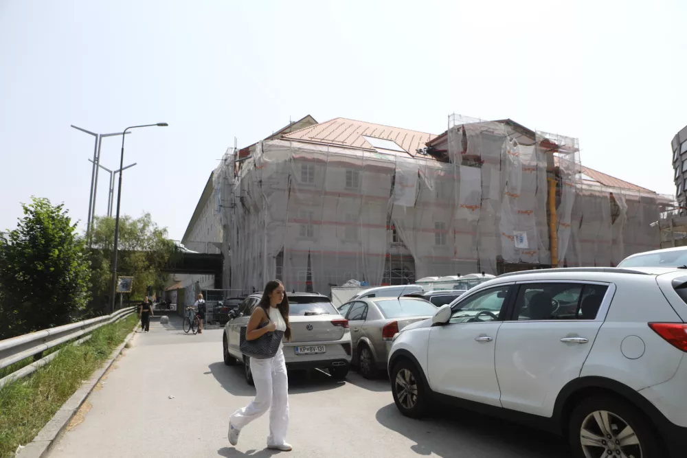 11.06.2025 - Palača Cukrarna- gradbi&scaron;če - prenova stavbeFoto: Luka Cjuha