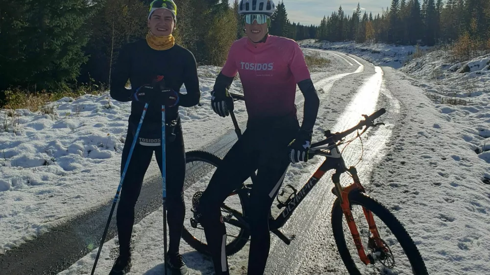 smučarski tek, Anže Gros in Nejc &Scaron;tern