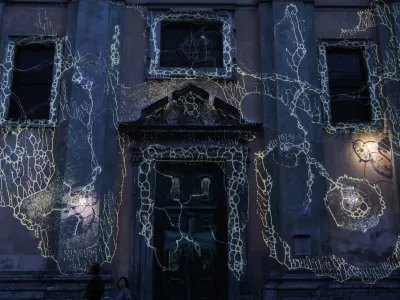 &Scaron;e do sobote v Ljubljani svetlobne motnje