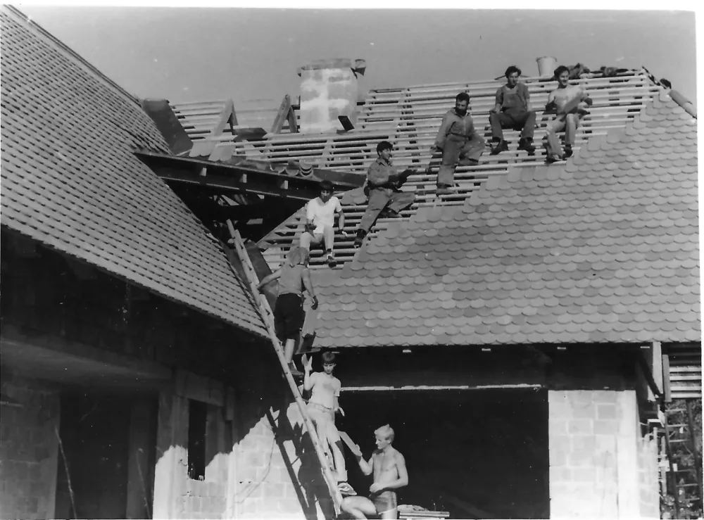 Apno in beton na domačem dvori&scaron;ču