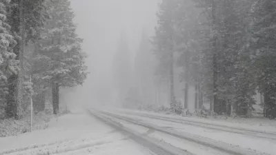 Sierra Nevada med sneženjem. Tistega usodnega dne ga je bilo sicer nekaj več, toda ne toliko, da bi se v njem zagozdili. / Foto: Istock
