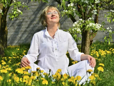 Pregnant woman dihanje