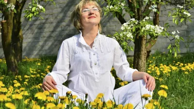 Pregnant woman dihanje